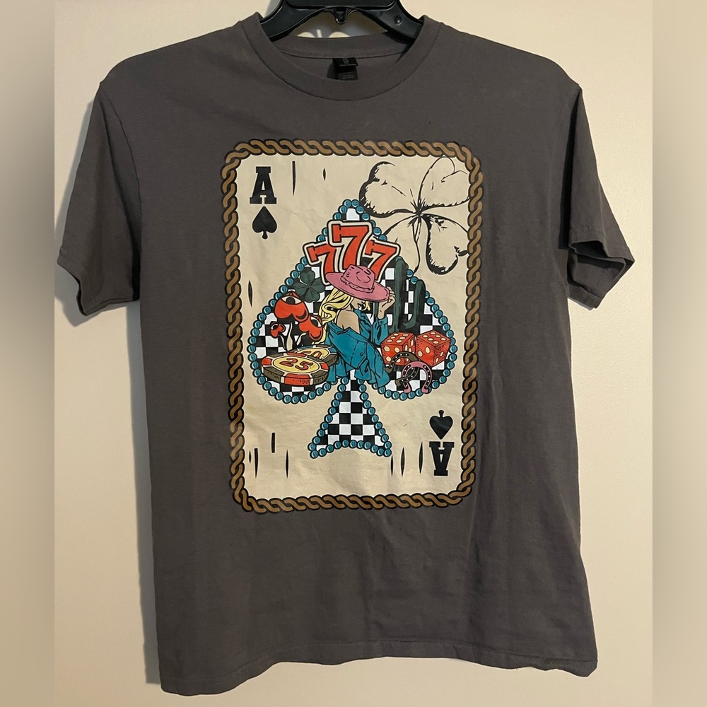 Western Graphic Gray T-Shirt